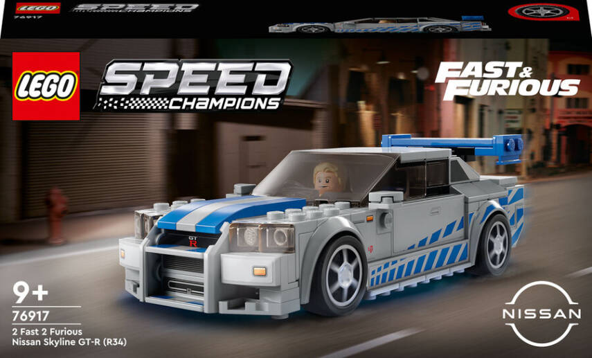 76917 LEGO® Speed Champions Daha Hızlı Daha Öfkeli Nissan Skyline GT-R (R34) - 3