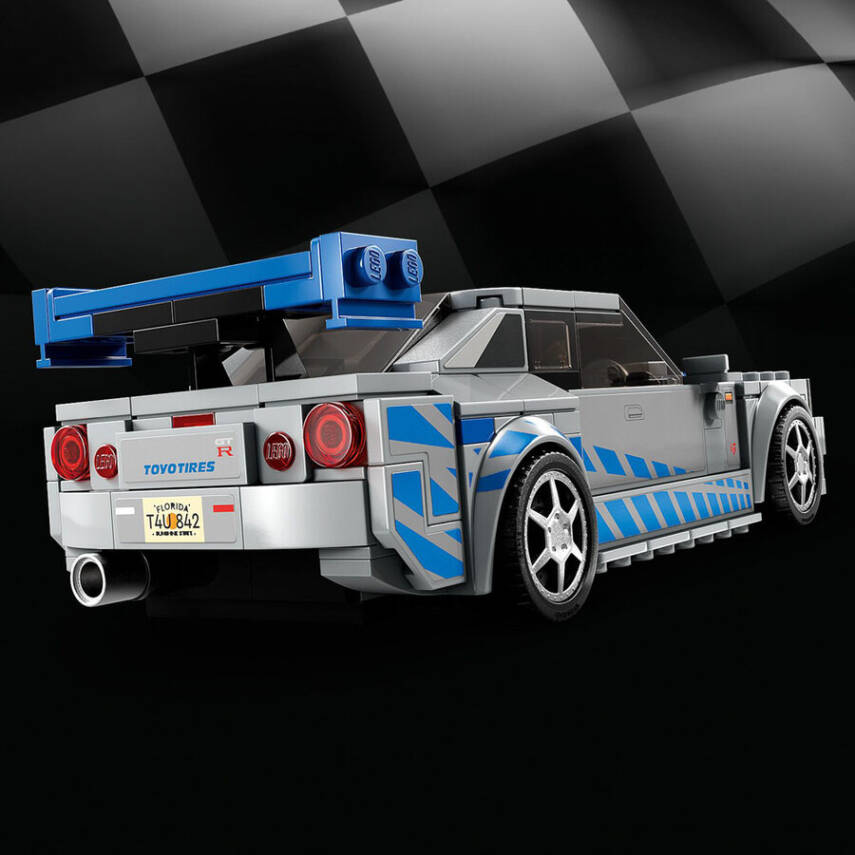 76917 LEGO® Speed Champions Daha Hızlı Daha Öfkeli Nissan Skyline GT-R (R34) - 5