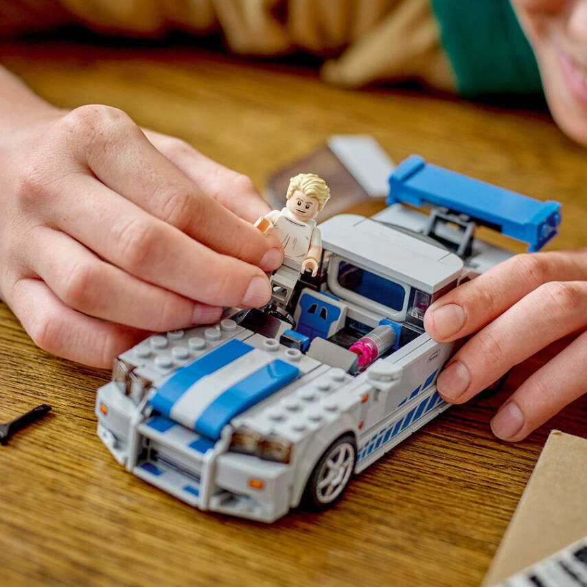 76917 LEGO® Speed Champions Daha Hızlı Daha Öfkeli Nissan Skyline GT-R (R34) - 6
