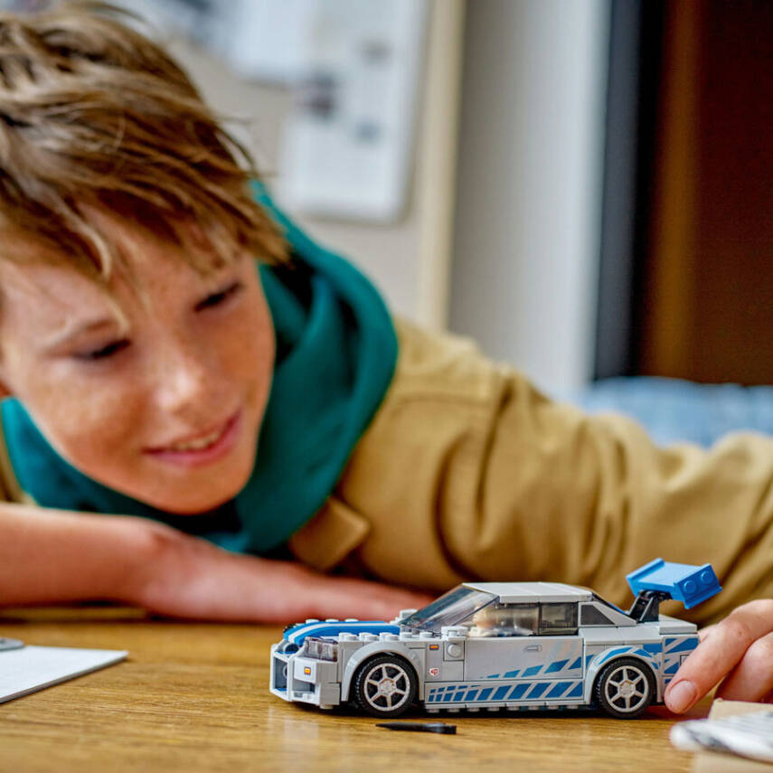 76917 LEGO® Speed Champions Daha Hızlı Daha Öfkeli Nissan Skyline GT-R (R34) - 7