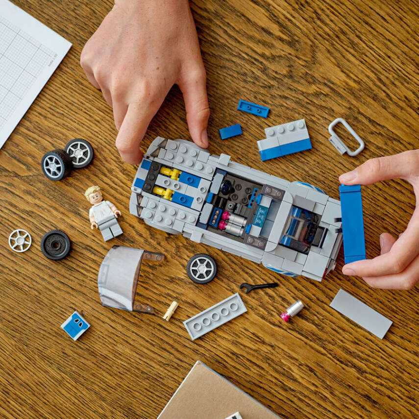 76917 LEGO® Speed Champions Daha Hızlı Daha Öfkeli Nissan Skyline GT-R (R34) - 8