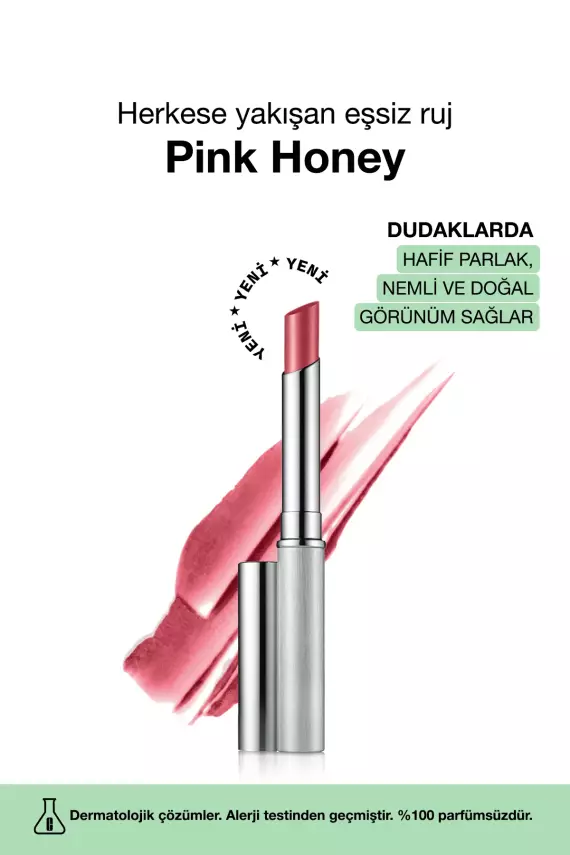Clinique Almost Lipstick Ruj - 06 Black Honey 1.9g | Parlak, Nemli Ve Doğal Görünüm - 7