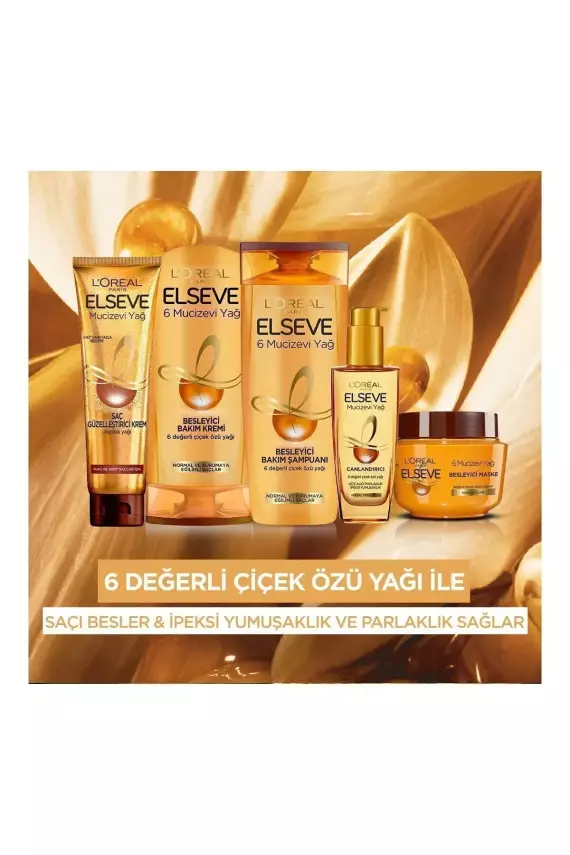 Elseve Mucizevi Yağ Güzelleştirici Saç Kremi (Kuru ve Sert Saçlar İçin) 150 ml - 6