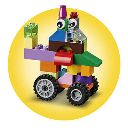 LEGO ® Classic Orta Boy Yaratıcı Parçalar Yapım Kutusu 10696 - Çocuklar için Yapım Seti (484 Parça) - 5