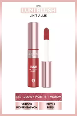 L'Oreal Paris Lumi Blush Likit Allık - 630 Glowy True Rose - 13