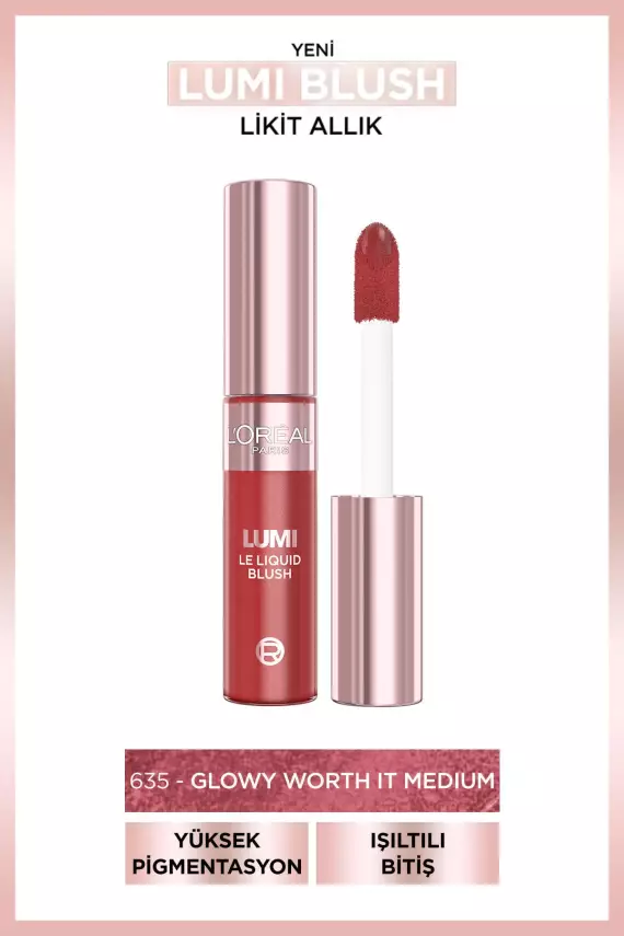 L'Oreal Paris Lumi Blush Likit Allık - 630 Glowy True Rose - 13