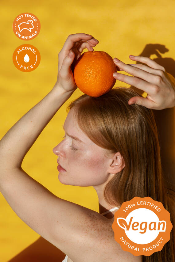 Lucille %100 Vegan Mandalina Aromalı Şekerli Body Scrub – 250 gr – Nemlendirici, Canlandırıcı & Işıltı Veren Vücut Peeling - 2