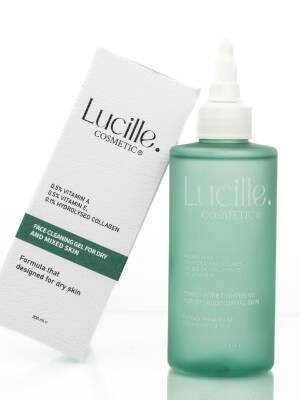 Lucille Gözenek Sıkılaştırıcı Tonik – Kolajen & Vitamin İçerikli – 200 ml – %100 Vegan Formül (Kuru ve Normal Ciltler için) - 9