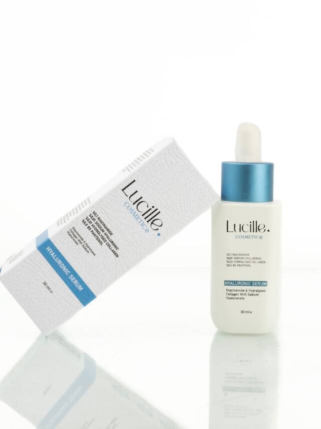 Lucille Yoğun Nemlendirici Hyalüronik Asit Serumu – Niacinamide & Kolajen İçerikli 30 ml | Derin Nem & Gençlik Etkisi | %100 Vegan - 9