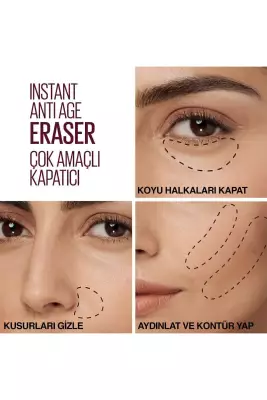 Maybelline New York Instant Anti Age Eraser Kapatıcı - 00 Ivory 6.8 Ml - 3