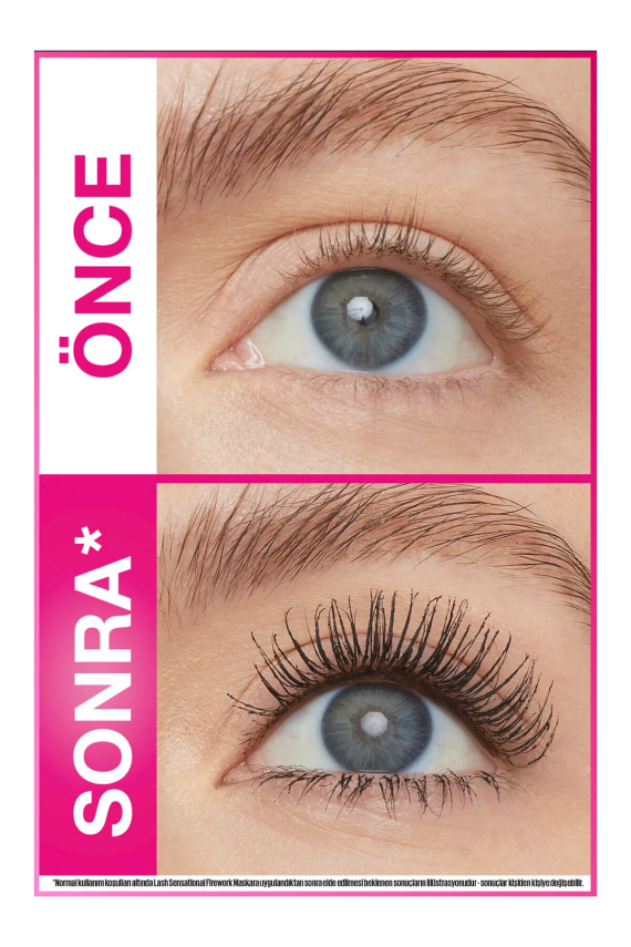 Maybelline New York Lash Sensational Firework Maskara - Siyah - 5