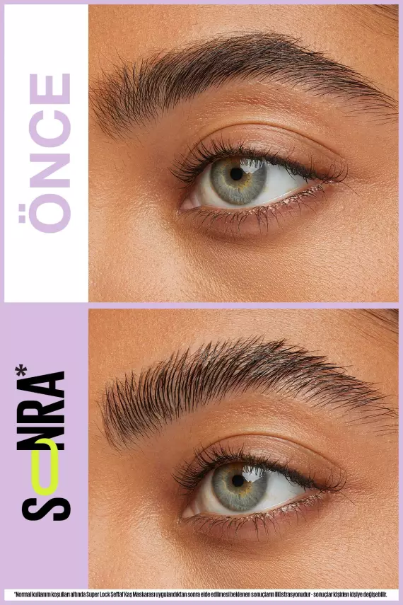 Maybelline New York Super Lock Brow Glue Kaş Sabitleyici Maskara - Şeffaf - 4