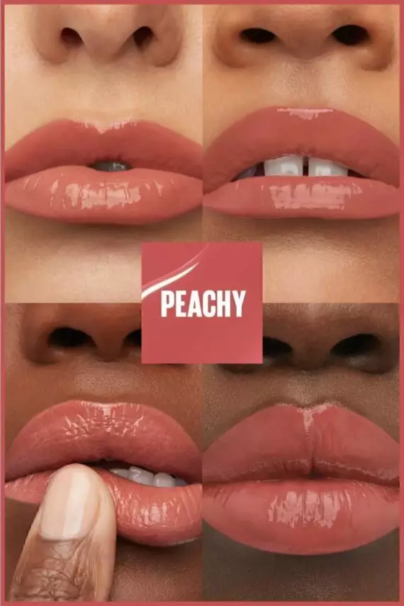 Maybelline New York Super Stay Vinyl Ink Uzun Süre Kalıcı Şeftali Tonlu Likit Parlak Ruj - 15 Peachy - 2