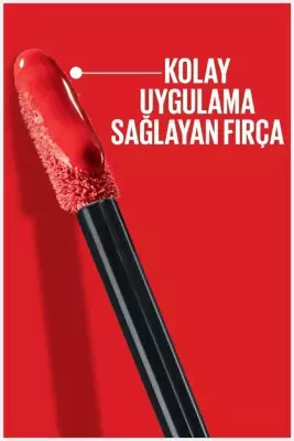 Maybelline New York Super Stay Vinyl Ink Uzun Süre Kalıcı Şeftali Tonlu Likit Parlak Ruj 35 Cheeky - 12