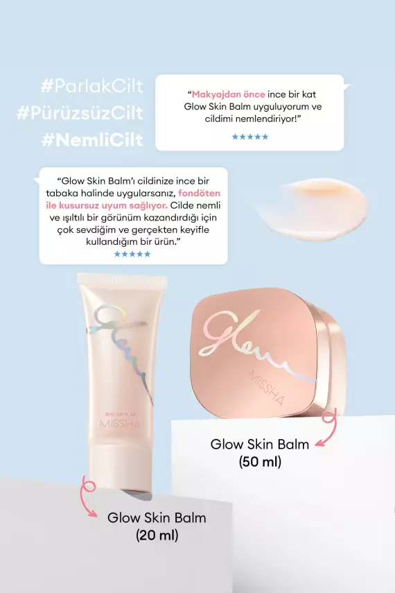 Missha Glow Skin Balm (Nem & Baz & Işıltı & Parlak Görünüm) 50 ml - 7