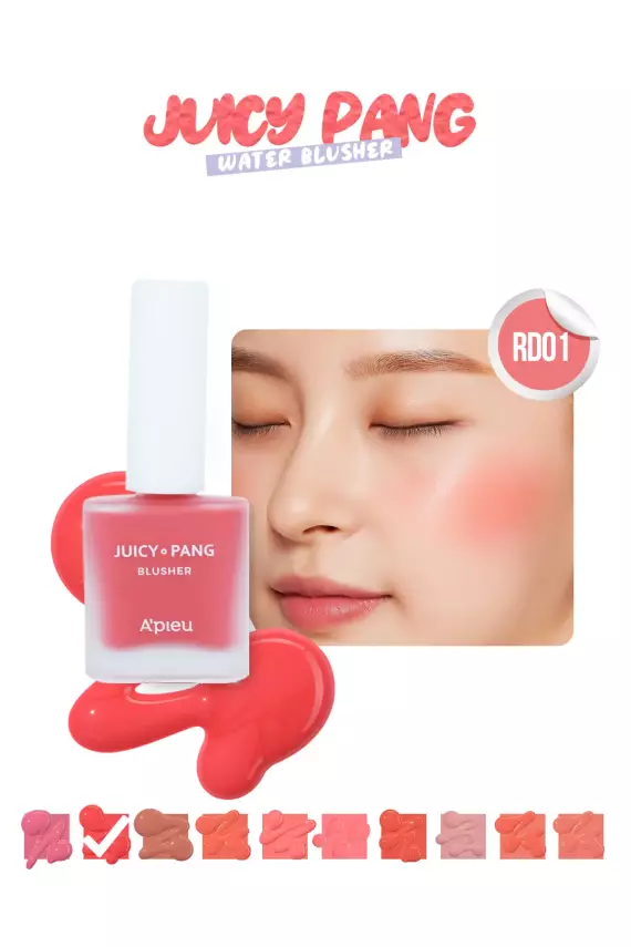 Missha Nemlendirici, Sedefli, Kalıcı Sıvı Allık Juicy-pang Water Blusher Shimmer (SPK01) - Gül Kurusu Likit Allık Parlak Görünümlü - 8
