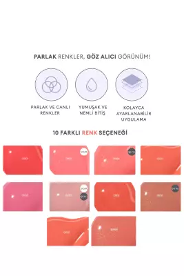 Missha Nemlendirici, Sedefli, Kalıcı Sıvı Allık Juicy-pang Water Blusher Shimmer (SPK01) - Gül Kurusu Likit Allık Parlak Görünümlü - 10