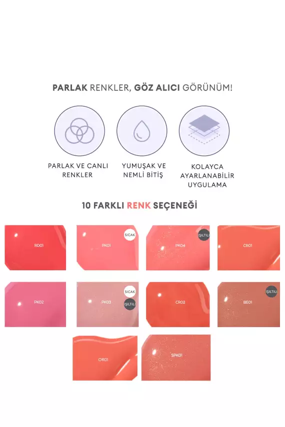 Missha Nemlendirici, Sedefli, Kalıcı Sıvı Allık Juicy-pang Water Blusher Shimmer (SPK01) - Gül Kurusu Likit Allık Parlak Görünümlü - 10