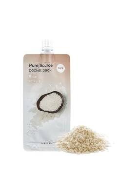 Missha Pure Source Pocket Pack Rice Ölü Derileri Arındıran Aydınlatıcı Pirinç Peelingi 10 ML - 2