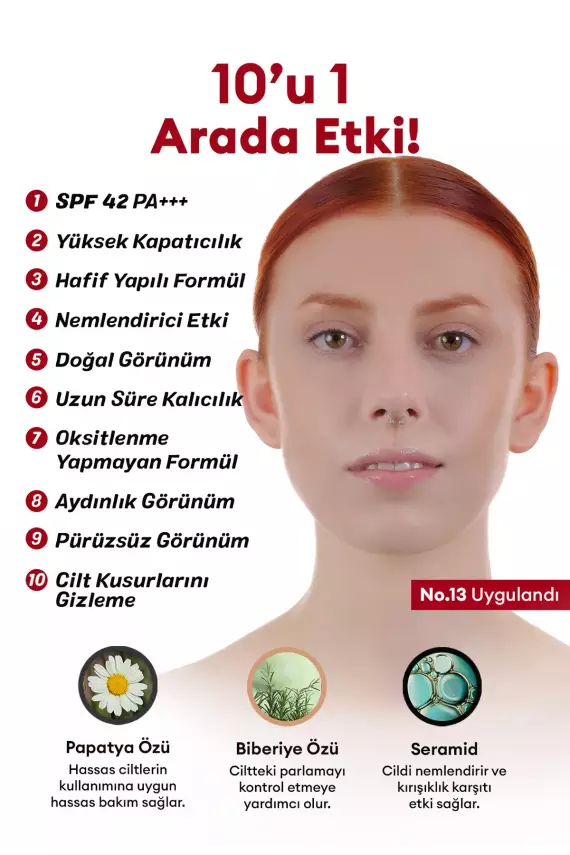 Missha Yoğun Kapatıcılık Sunan BB Krem M Perfect Cover BB Cream Ex No: 21 - 20 ML - 9