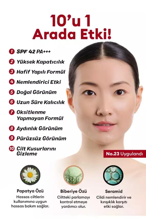 Missha Yoğun Kapatıcılık Sunan BB Krem M Perfect Cover BB Cream Ex No: 21 - 20 ML - 23
