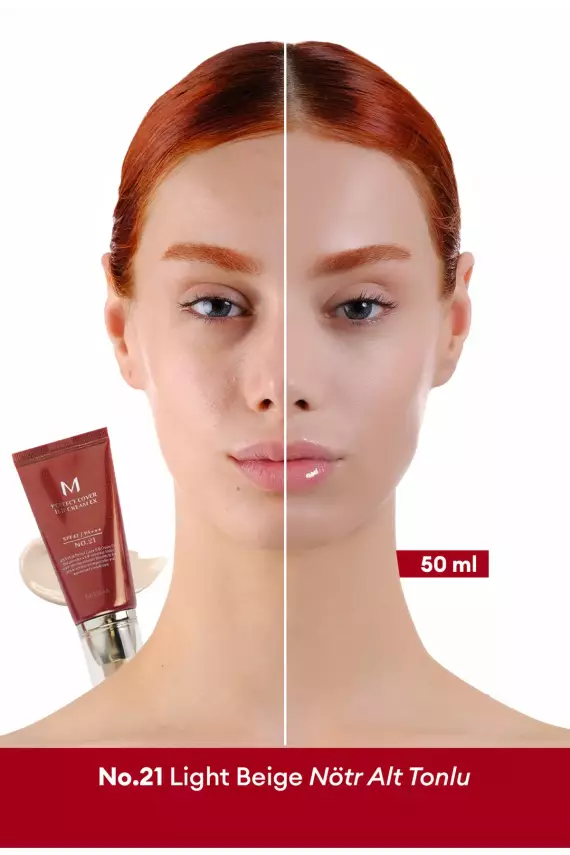 Missha Yoğun Kapatıcılık Sunan BB Krem M Perfect Cover BB Cream Ex No: 23 50 ML - 9