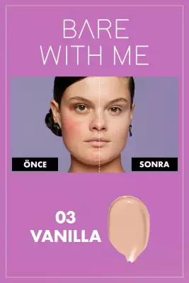 NYX Professional Makeup Bare With Me Serum Kapatıcı, Serum 01 Fair Concealer - 21