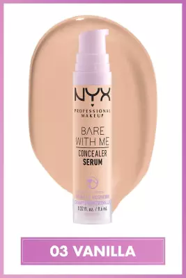 NYX Professional Makeup Bare With Me Serum Kapatıcı, Serum 01 Fair Concealer - 18