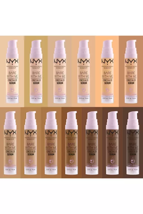 NYX Professional Makeup Bare With Me Serum Kapatıcı, Serum 01 Fair Concealer - 23