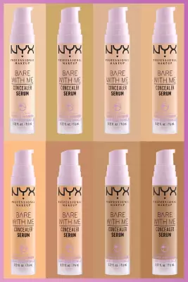 NYX Professional Makeup Bare With Me Serum Kapatıcı, Serum 01 Fair Concealer - 15