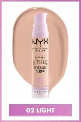 NYX Professional Makeup Bare With Me Serum Kapatıcı, Serum 01 Fair Concealer - 10