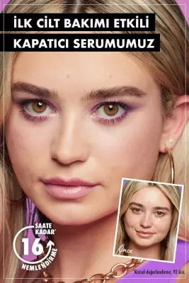 NYX Professional Makeup Bare With Me Serum Kapatıcı, Serum 01 Fair Concealer - 12