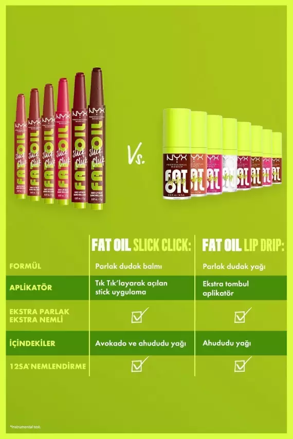 NYX Professional Makeup Fat Oil Slick Click Parlatıcı, Nemlendirici, Nude Tonlu Dudak Balmı - 11 In a Mood - 6