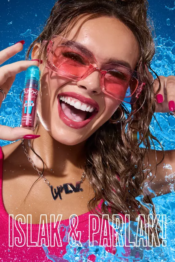 NYX Professional Makeup LIP I.V. Vitamin İçeren Parlatıcı + Tint - 08 Drippin' In Rose - 6